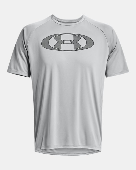Men's UA Velocity 2.0 Graphic Short Sleeve in Gray image number 4